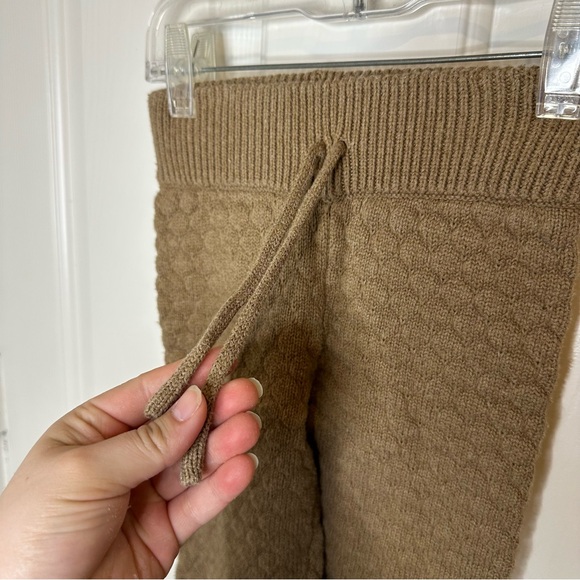 Jamie Kay Caramel Cream Tan Hope Knit Ruffle Top + Jogger Pant Set 4T Prairie - Picture 8 of 12